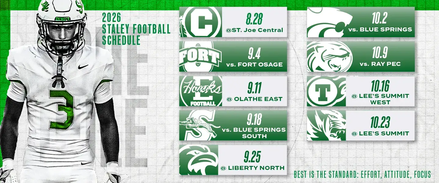 2026 Staley Football Schedule